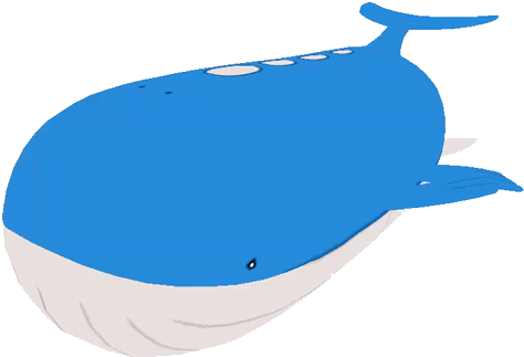 Wailord By Arcamira - Whalke Animated Transparent Background Gifs (485x377)