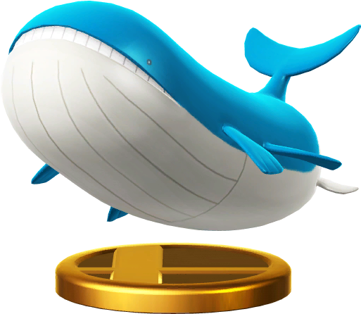 Wailord Trophy Ssbwu - Wii (512x512)