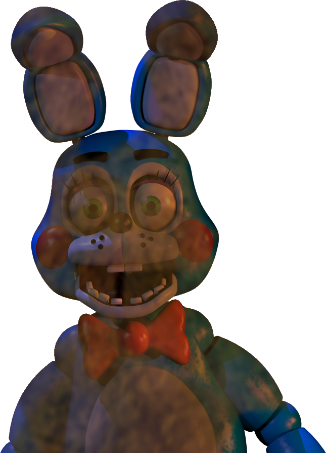 Dirty Toy Bonnie By Justashardofglass - Five Nights At Freddy's 2 Toy Freddy (645x895)