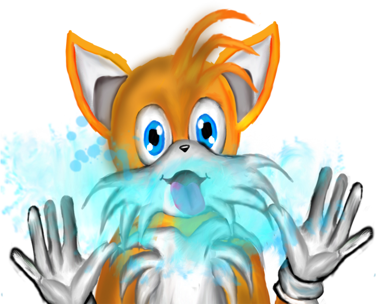 Tails Thinks Your Screen Is Dirty By Schrodingersmeerkat - Cartoon (800x663)