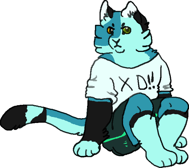 Fun Having Fun Looking Dirty Boy By Aelou - Cat Yawns (625x556)