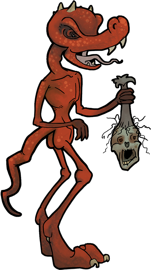 Dirty Little Kobold By General-ebonrose - Cartoon (500x885)