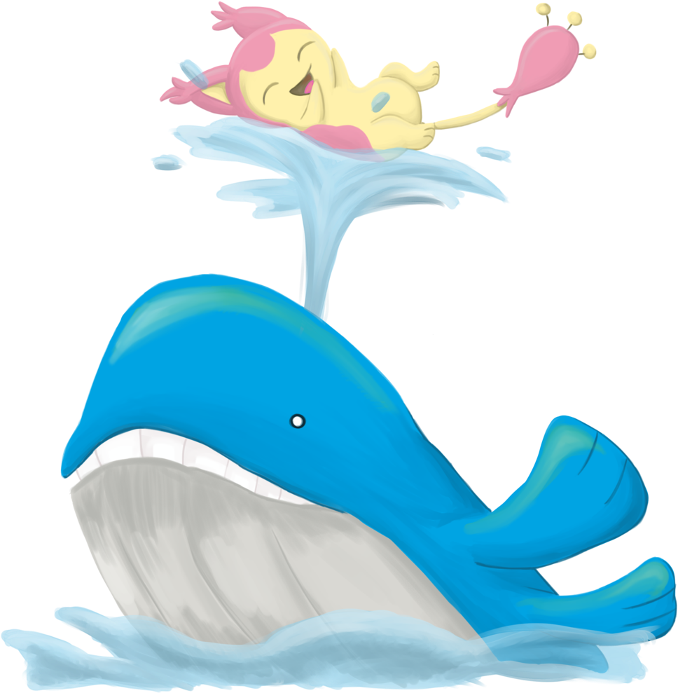 Pokemon Skitty Evolve Images - Blue Whale (1024x1024)