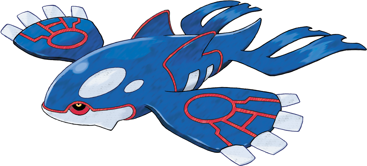 Es Más Bonito Que Wailord, Por Que Pokémon Me Volví - Pokemon Kyogre (1350x1246)