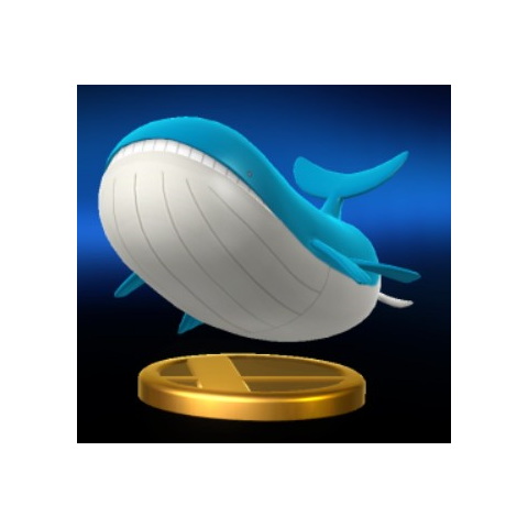 Trofeo De Wailord Ssb4 Wii U - Wii U (480x480)