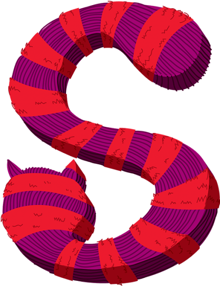 Alice In Wonderland Font - Number (595x595)