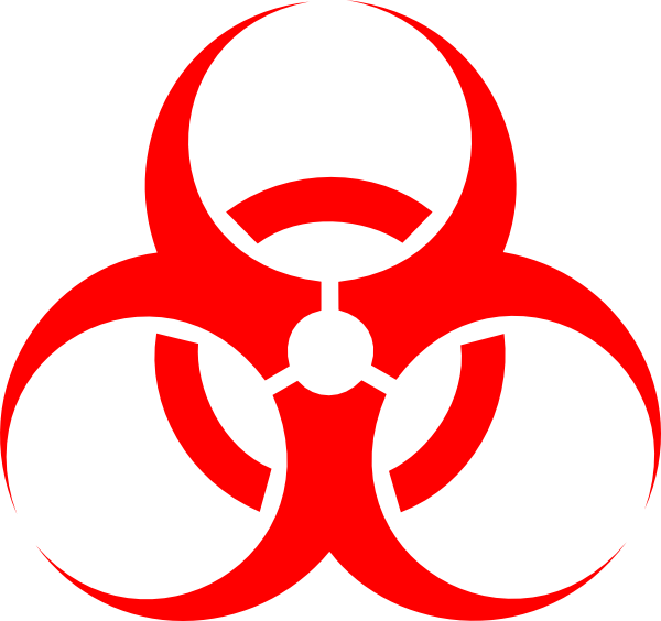 Biohazard Clip Art At Clker - Biohazard Symbol (600x564)