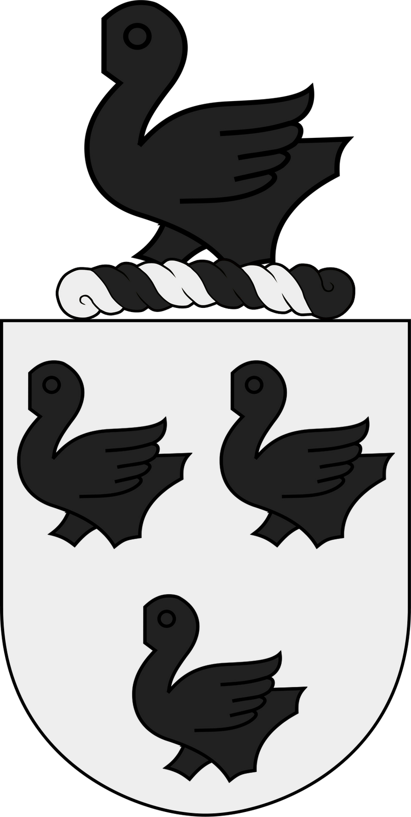 Duck Goose Silhouette Clip Art - Duck (804x1600)