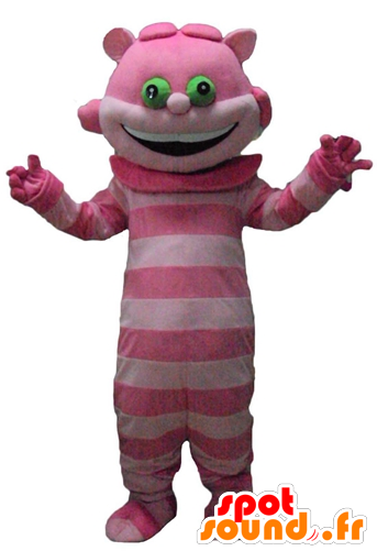 Mascot Sly, Pink Cat From Alice In Wonderland - Reebok Ers 2000 (600x600)