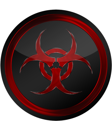 Biohazard Logo By Bigburgy On Clipart Library - Biohazard Logo Red Png (600x536)