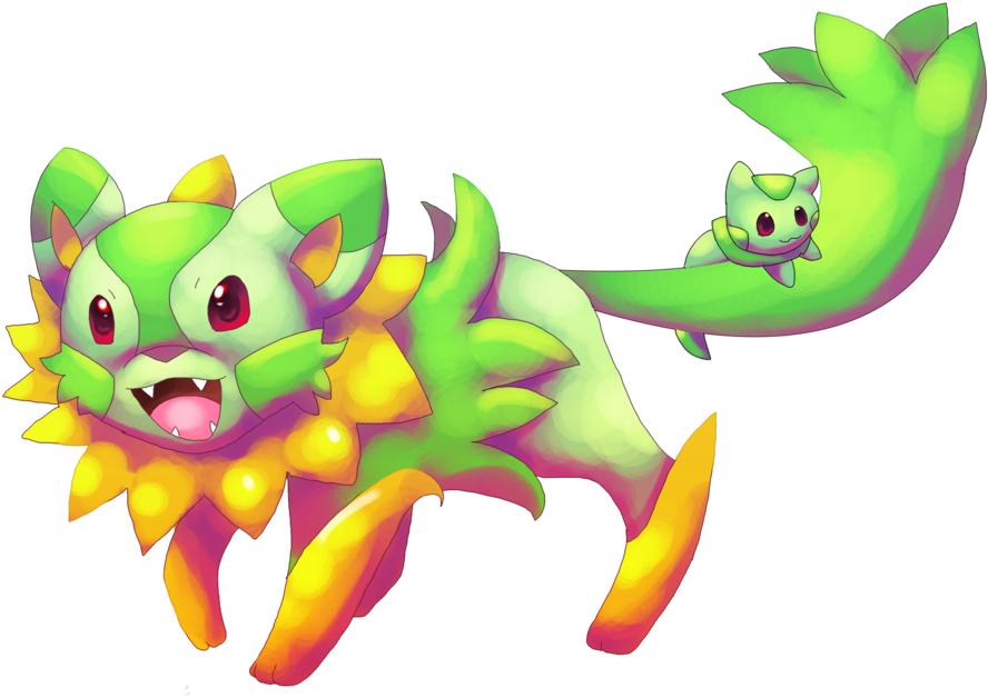 Dandelion And Happa By Pand-ass - Cartoon (900x650)