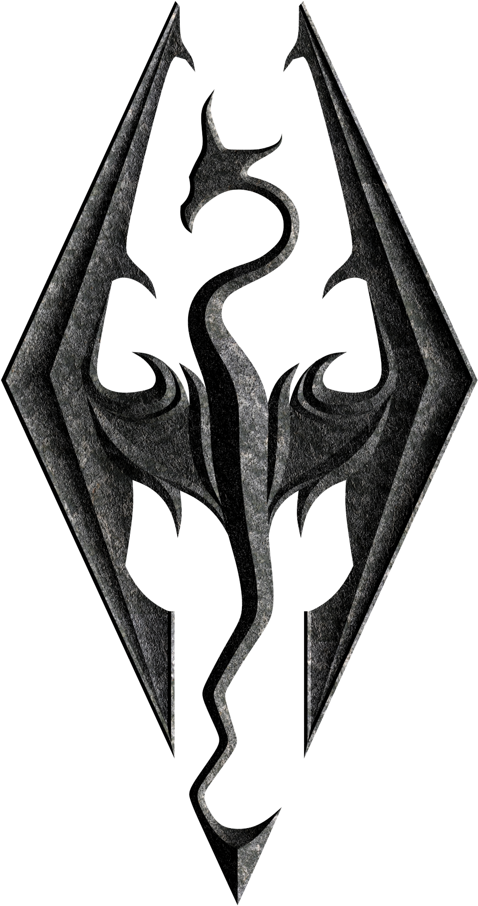 Biohazard Symbol Clipart Skyrim Symbol - Skyrim Dragon Symbol (1080x1920)