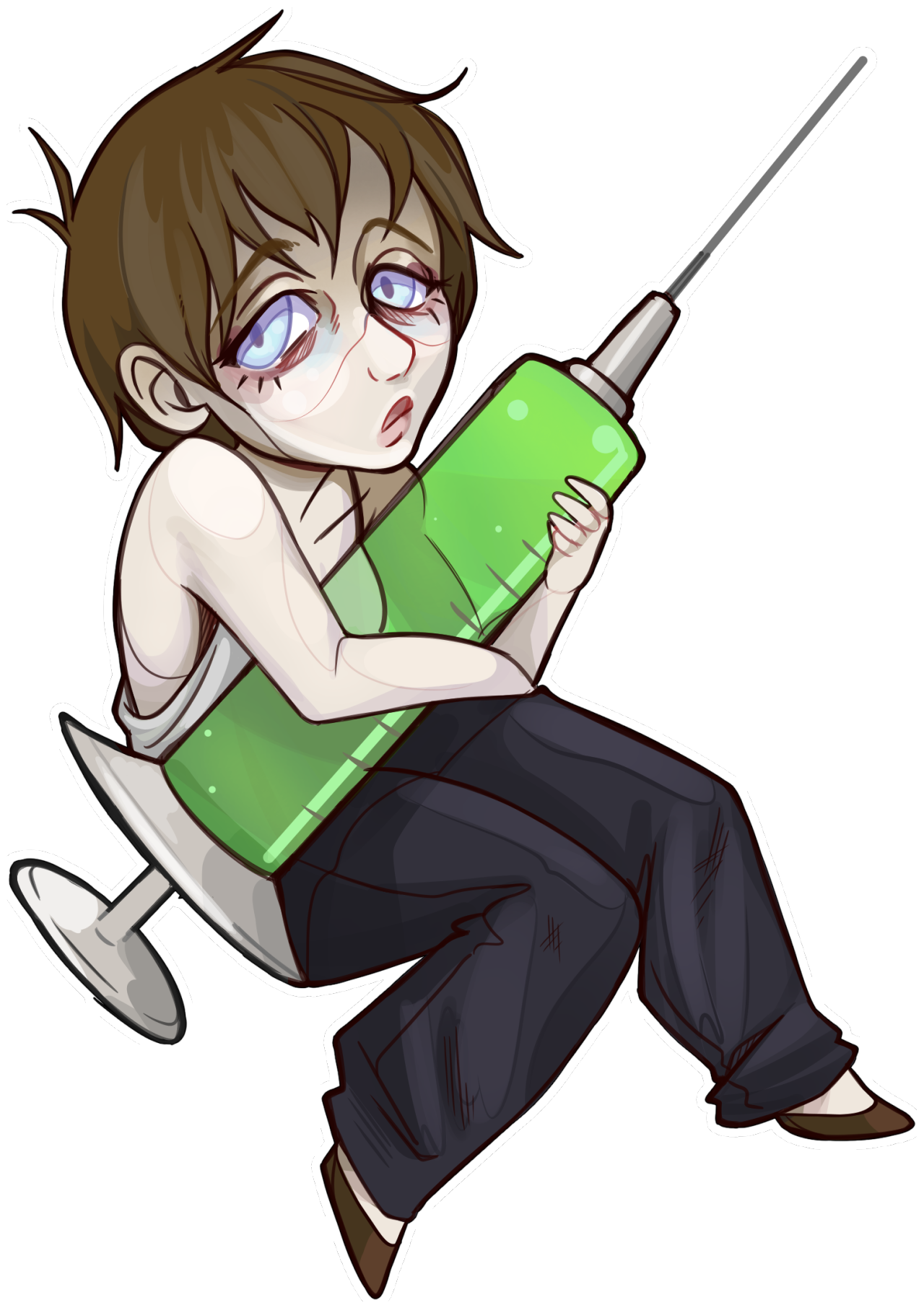 Zoe Baker - Resident Evil 7 Zoe Baker Fan Art (1280x1811)