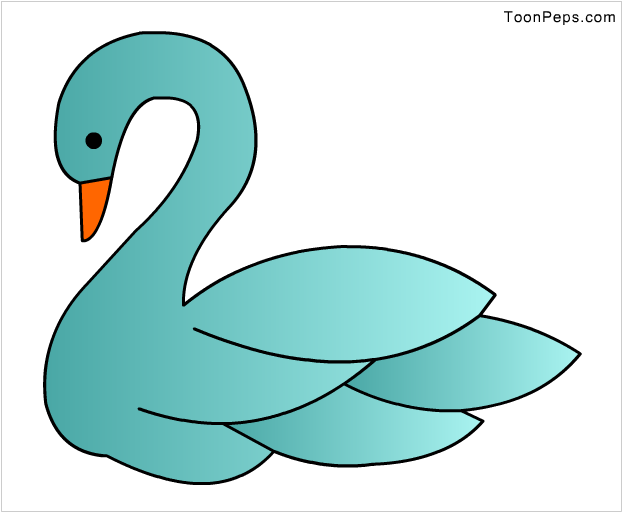 Swan Drawing For Kids How To Draw Swan For Kids Step - Swan Drawing For Kids (625x516)