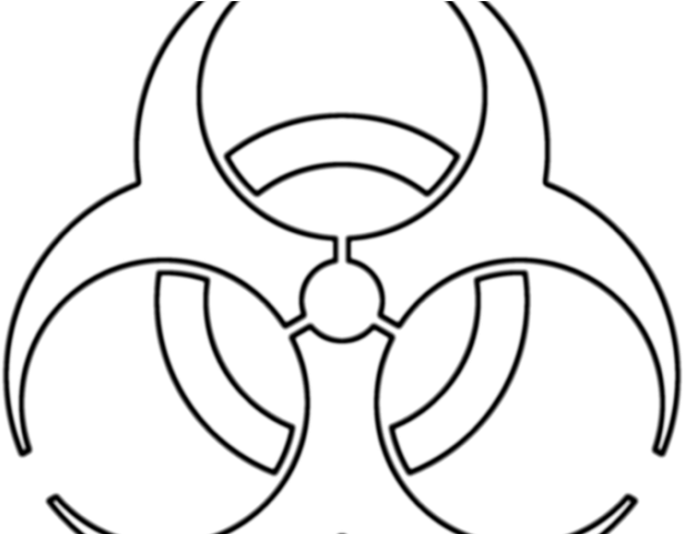 Biohazard Symbol Clipart Official - Simbolo De Riesgo Biologico (640x480)