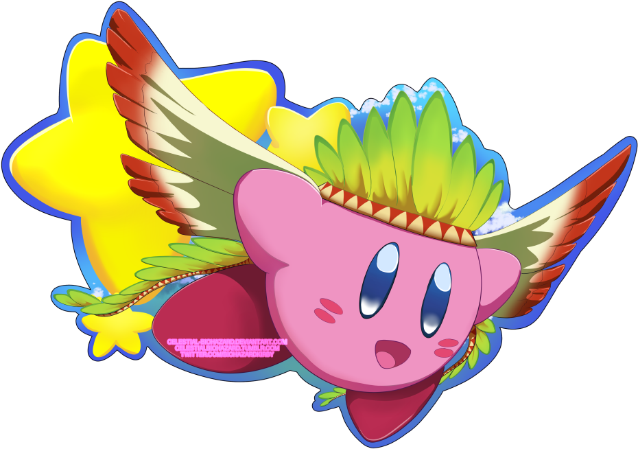 Wing Kirby By Celestial-biohazard - Kirby (941x659)