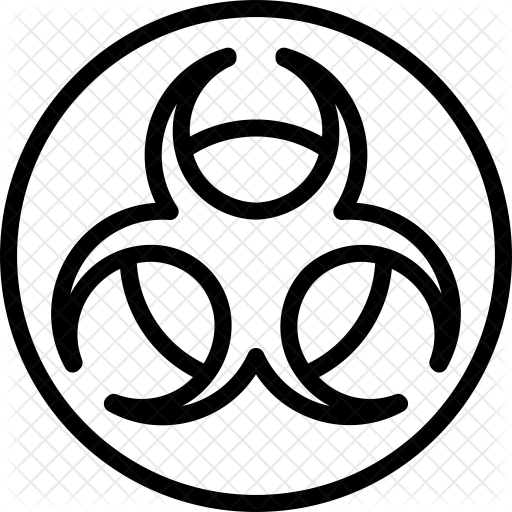 Biohazard Icon - Biological Hazard (512x512)