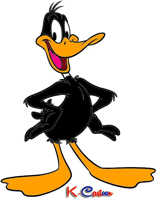 Gambar Kartun Duffy Duck Vektor Png - Cartoni Animati Daffy Duck (554x726)