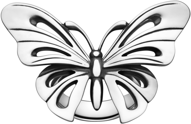 Butterfly Ring - Sterling Silver - Jewellery (672x672)