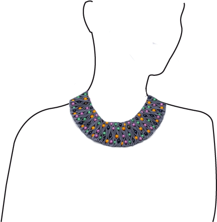 Bib Necklace - Illustration (524x509)