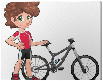 Vektör Karakter - Desenho Ciclista (400x400)