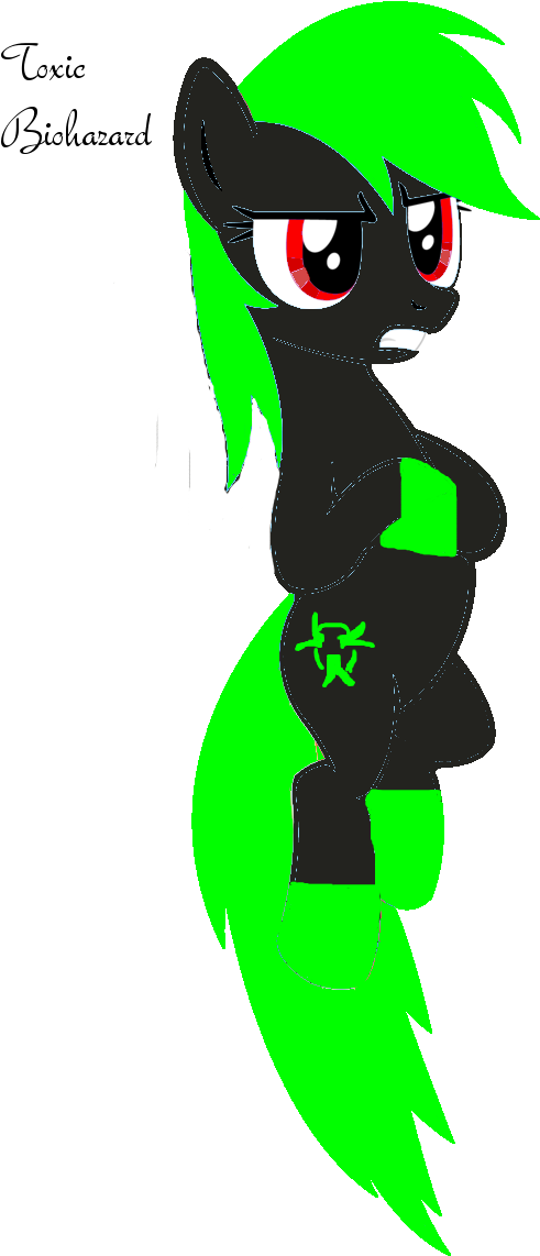 New Oc Toxic Biohazard By Wolfcaitlin - Cartoon (681x1174)