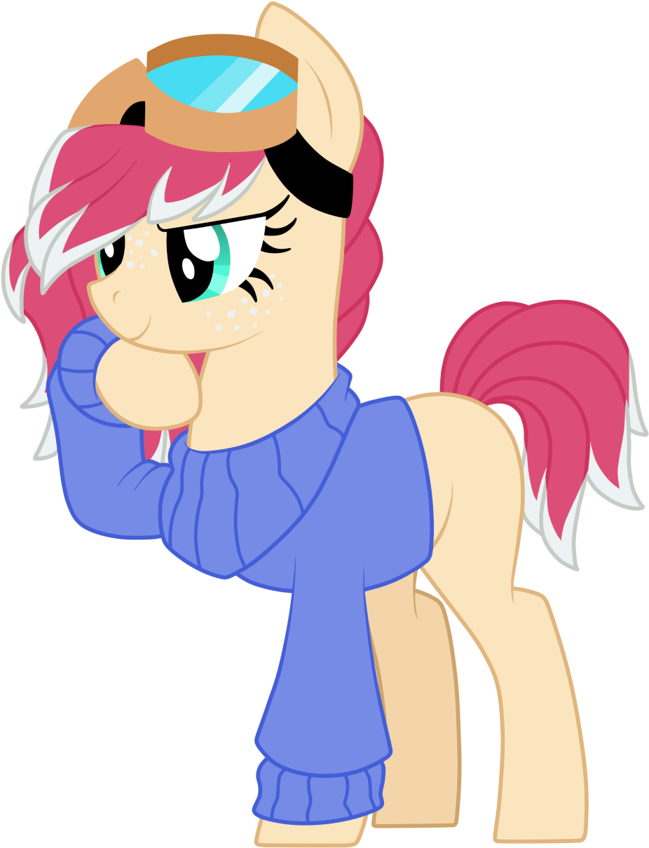 Gabby-skies, Aviator Goggles, Clothes, Female, Goggles, - Cartoon (960x1252)