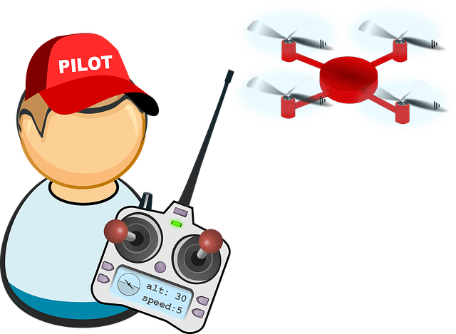 Pilot Clipart Transparent - Drone Clipart (640x469)