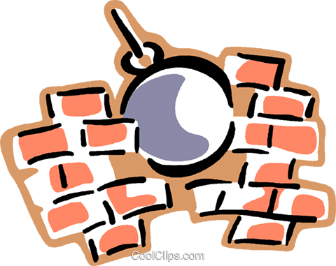 Wrecking Crew Clipart 2 By Virginia - Wrecking Ball Clipart (480x381)