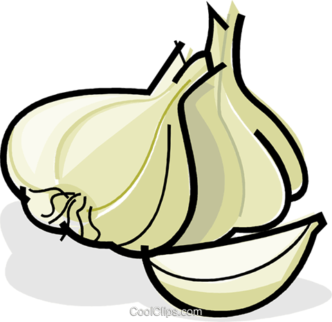 Dientes De Ajo Libres De Derechos Ilustraciones De - Cooking With Healing Herbs And Spices For A Healthy (480x465)