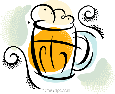 Caneca De Cerveja Livre De Direitos Vetores Clip Art - Caneca De Cerveja Png (480x394)
