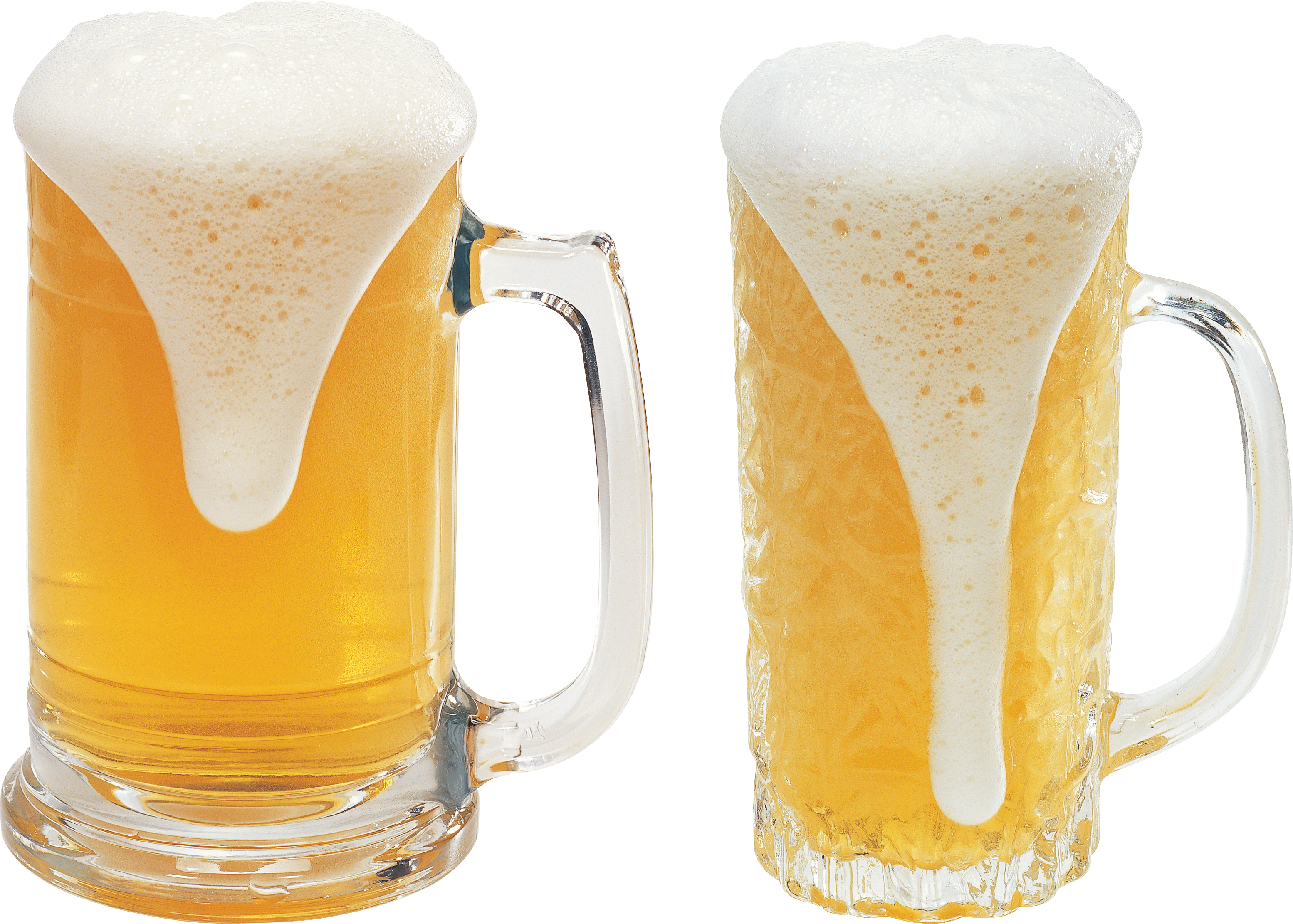 Two Glasses Of Beer Three - Beer Png (3109x2222)