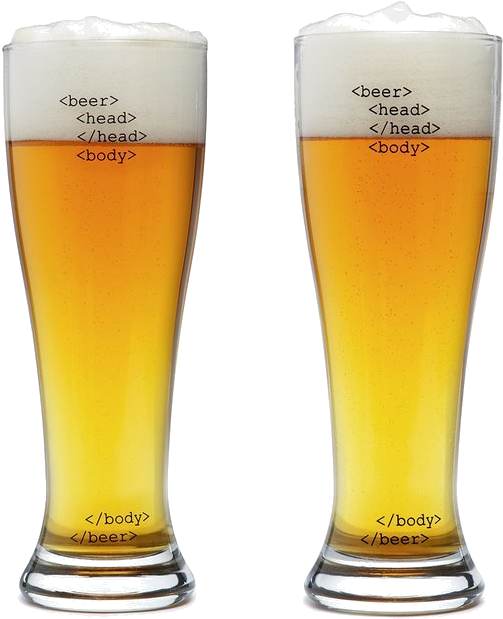 Donate A Beer To Open Radio Directory Team - Html Beer Glasses - Set Of 2 (625x687)