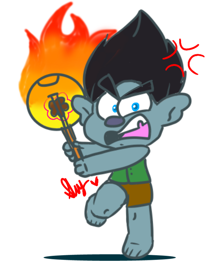 Someone's Mad By Shydraws99 - Trolls 2016 Deviantart (894x894)