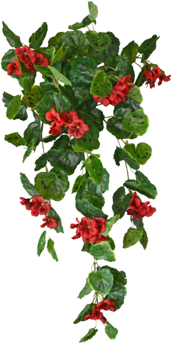 Planta Artificial Pendente Em Vaso - Vasos De Plantas Png (500x500)