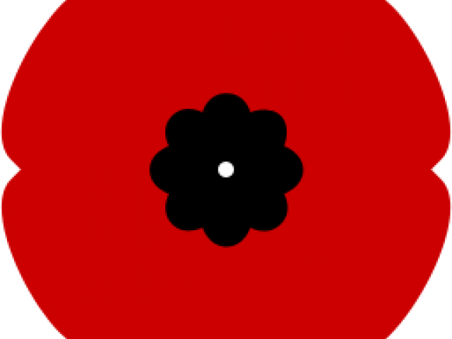 Poppy Clipart Remebrance - Circle (640x480)