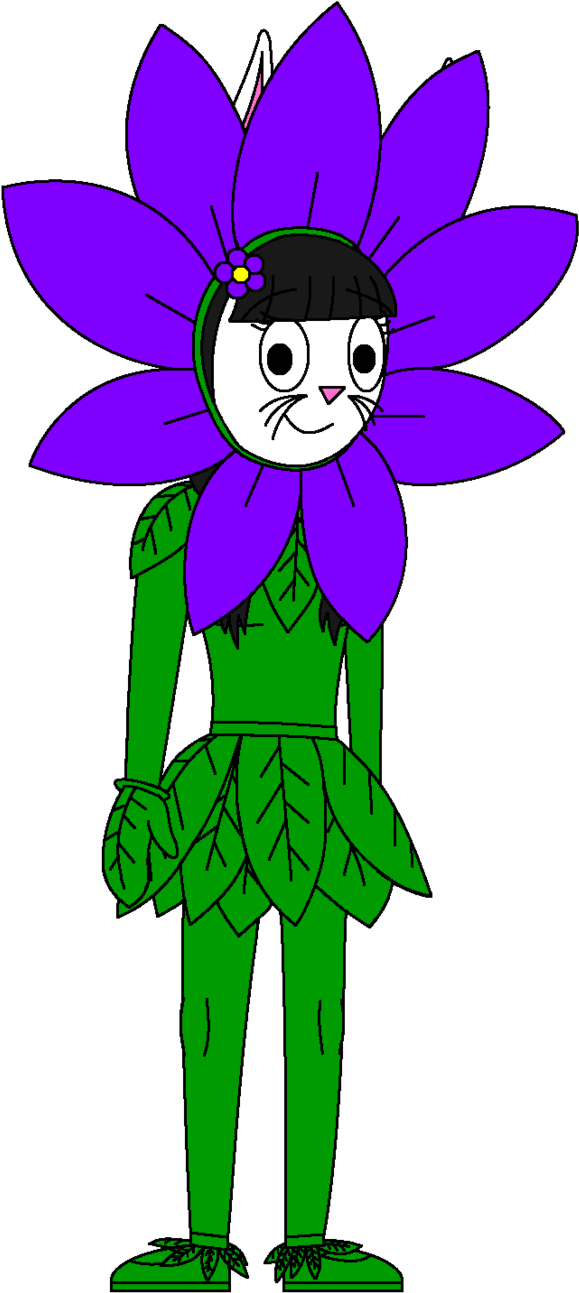 Ellie Elsen's Halloween Flower Costume By Magic Kristina - Cartoon (607x1317)
