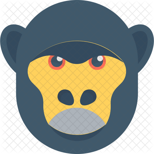Gorilla Icon - Stock Illustration (512x512)