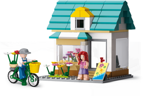 Sluban Queenie's Flowershop M38-b570 - Конструктор Sluban Цветочный Магазин 149 Деталей (500x343)