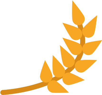Malt Clipart Tree - Folhas De Cevada Png (500x500)
