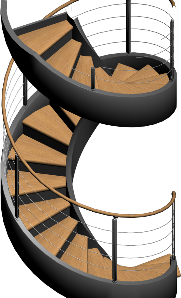 Clipart Stairs - Spiral (1000x1000)