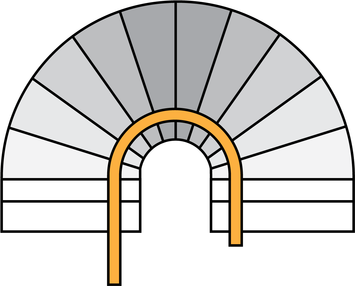 Radius 180 Outside, Radius 90 Outside - Radius 180 Outside, Radius 90 Outside (1200x1200)