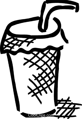 Soft Drink Royalty Free Vector Clip Art Illustration - Soft Drink Royalty Free Vector Clip Art Illustration (331x480)