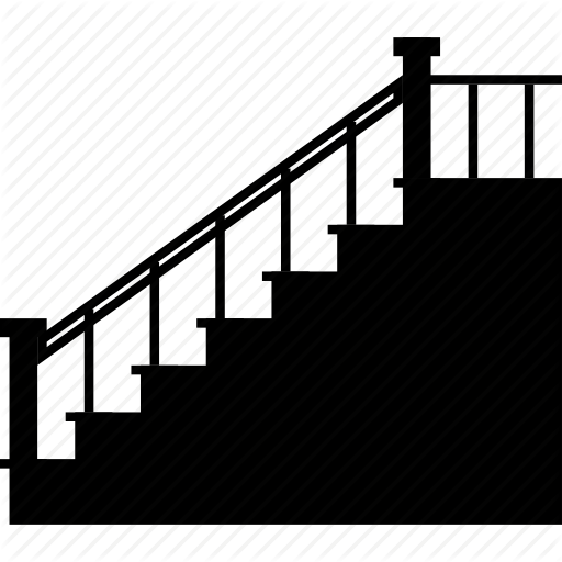 Stairs, Up, Upstair, Upstairs Icon Icon Search Engine - Stairs Vector Png (512x512)