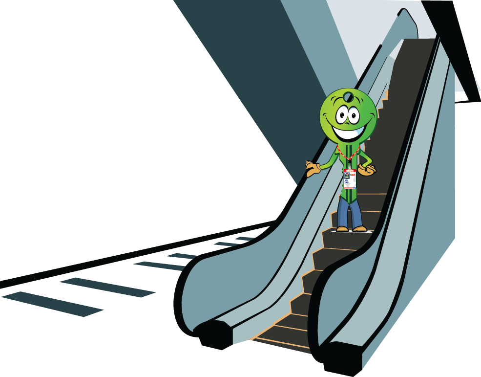 Stairs/escalator - Stairs/escalator (985x771)