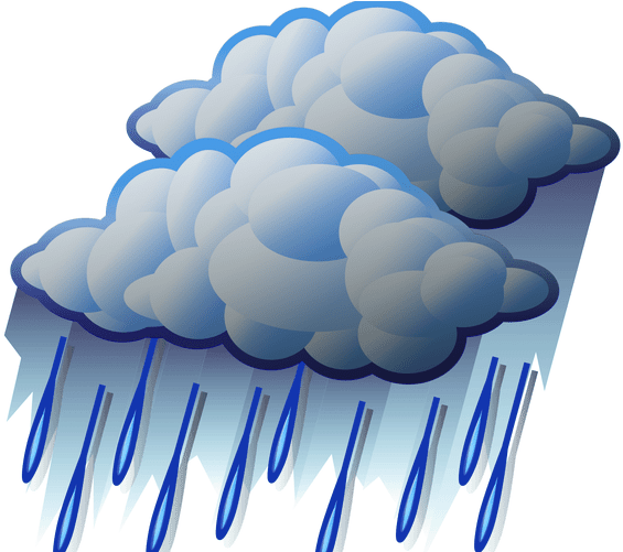 Rainy Day Home Improvement Clip Art, Rain Clipart Heavy - Clip Art (600x500)