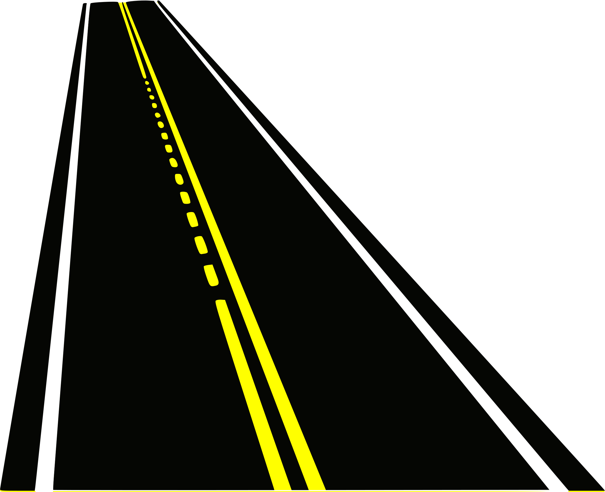 Road Background Clip Art Roadway 20clipart - Highway (2400x1949)
