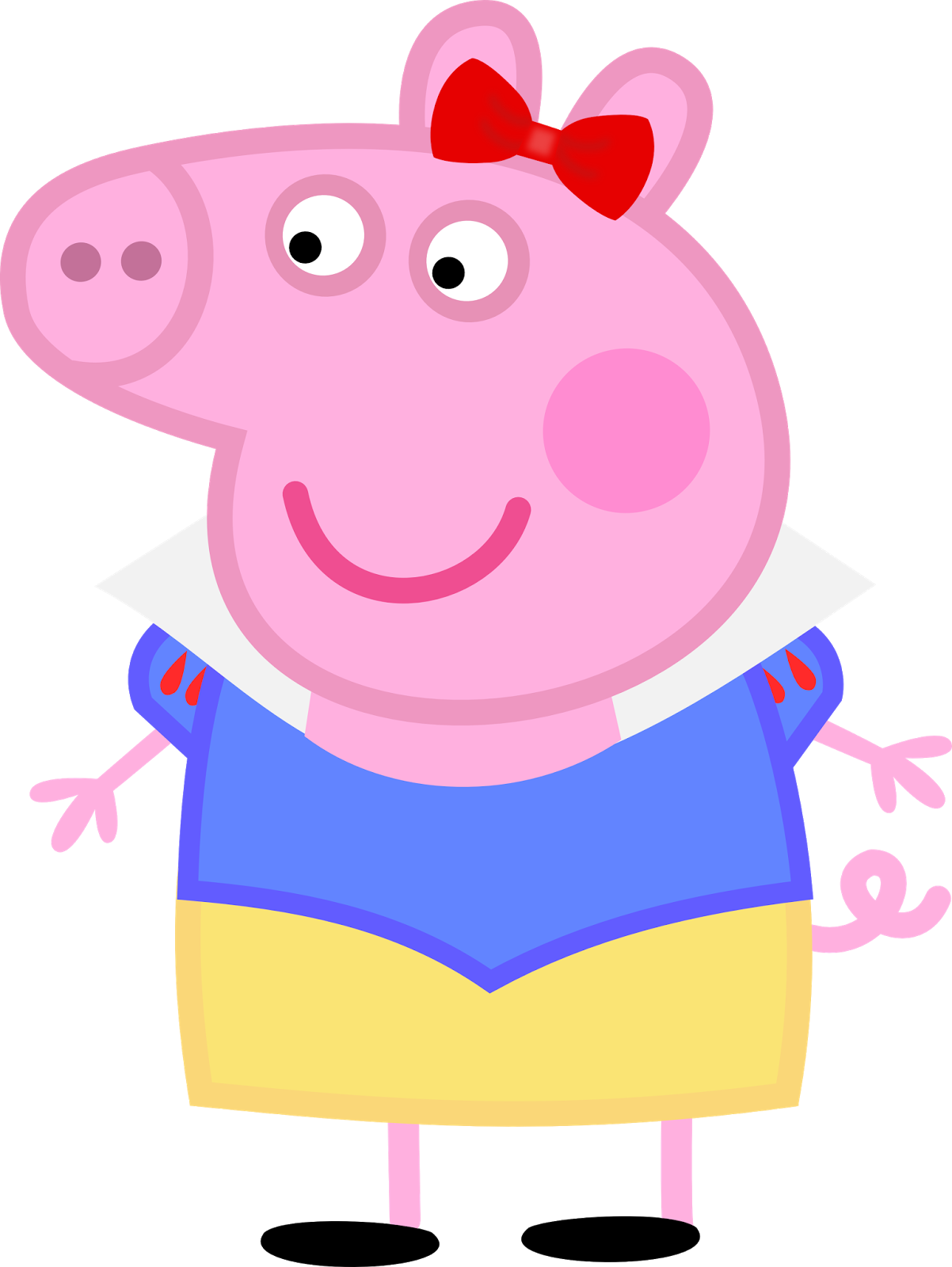 Mummy Pig Domestic Pig Cartoon - Peppa Pig Png (1202x1600)