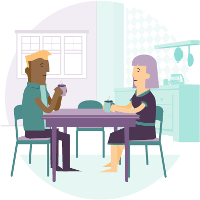 One Year Later Anna's Depression Has Subsided - Cartoon (424x424)