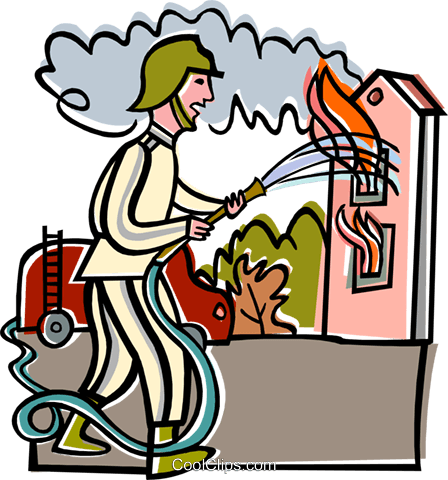Burning House Clipart - Burning House Clipart (448x480)